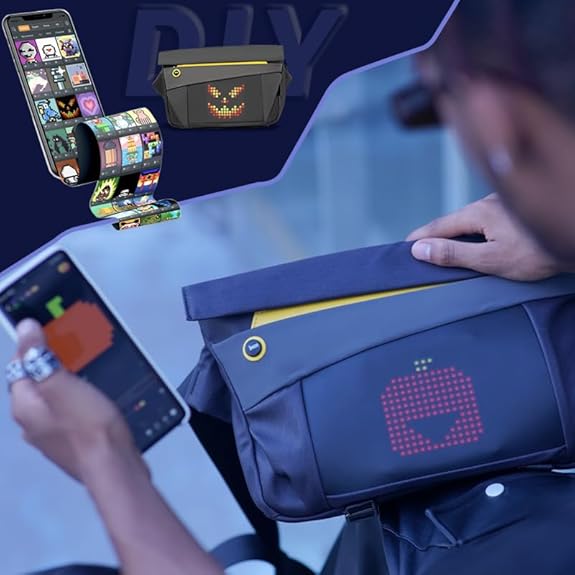 Divoom Sling Bag-V Pixel Art LED Sling Bag