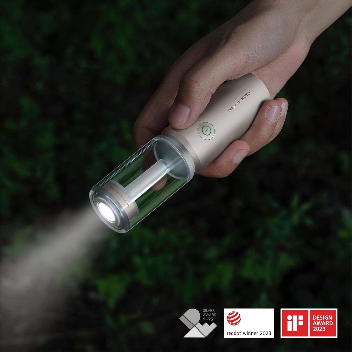 HOTO Outdoor Camping Flashlight Rechargeable