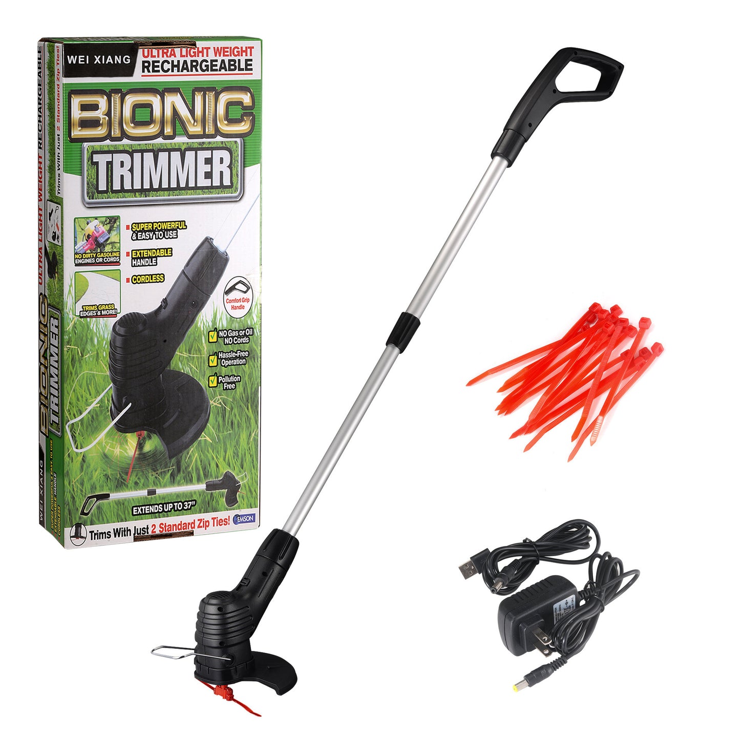 Cordless Electric Grass and Weed Trimmer